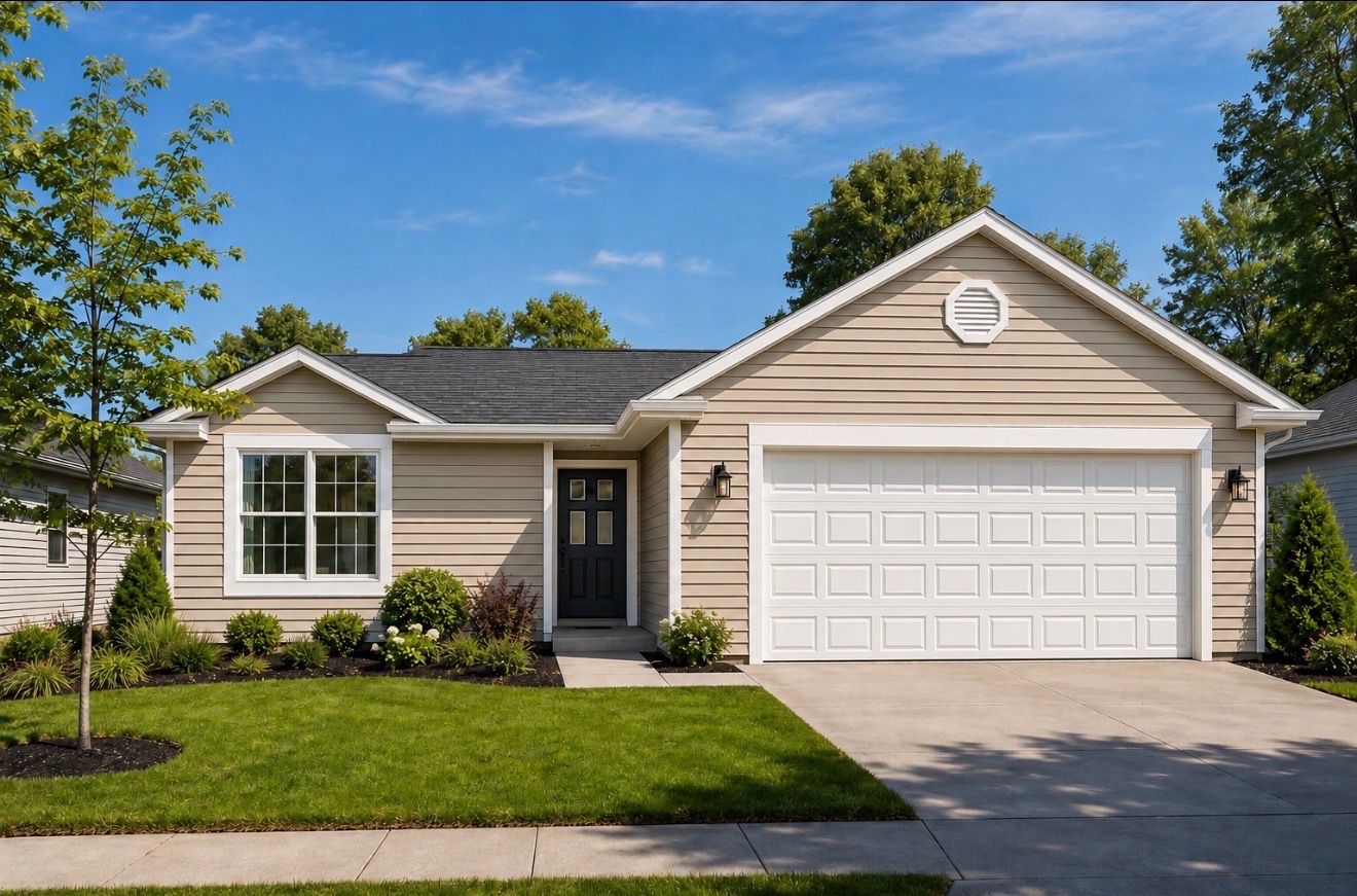 824 Commander St — Tan elevation